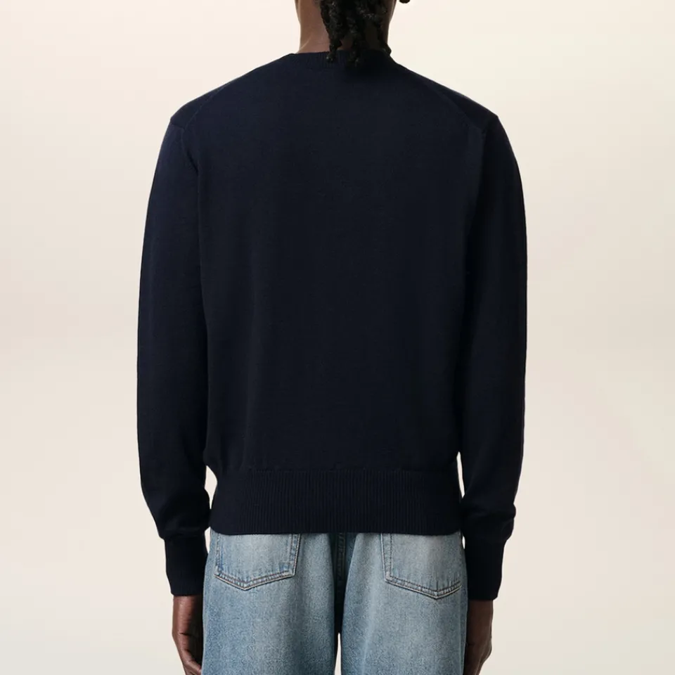 Knitwear|Polo Ralph Lauren AMI Red de Coeur Wool Jumper - XL