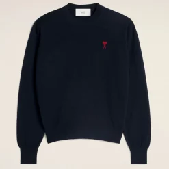 Knitwear|Polo Ralph Lauren AMI Red de Coeur Wool Jumper - XL