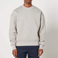 Sweatshirts|AMI Tonal Logo Cotton-Blend Sweatshirt - S