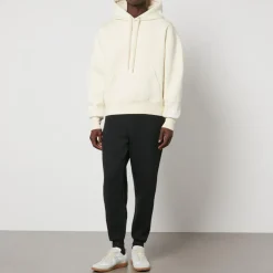 Sweatshirts|AMI Tonal Logo Cotton-Jersey Hoodie - S