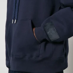 Sweatshirts|AMI x Coggles AMI Tonal Logo Cotton-Jersey Hoodie - S
