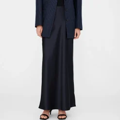 Skirts|Skirts|Dr. Martens Anine Bing Bar Satin-Silk Maxi Skirt - XS