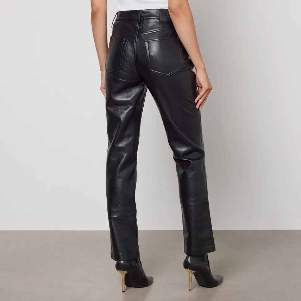 Trousers|Anine Bing Bruno Faux Leather-Blend Trousers - 28