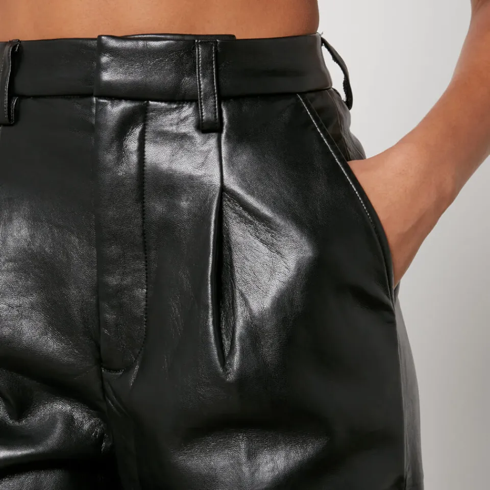 Trousers|Dr. Martens Anine Bing Carmen Faux and Recycled Leather Trousers - 36