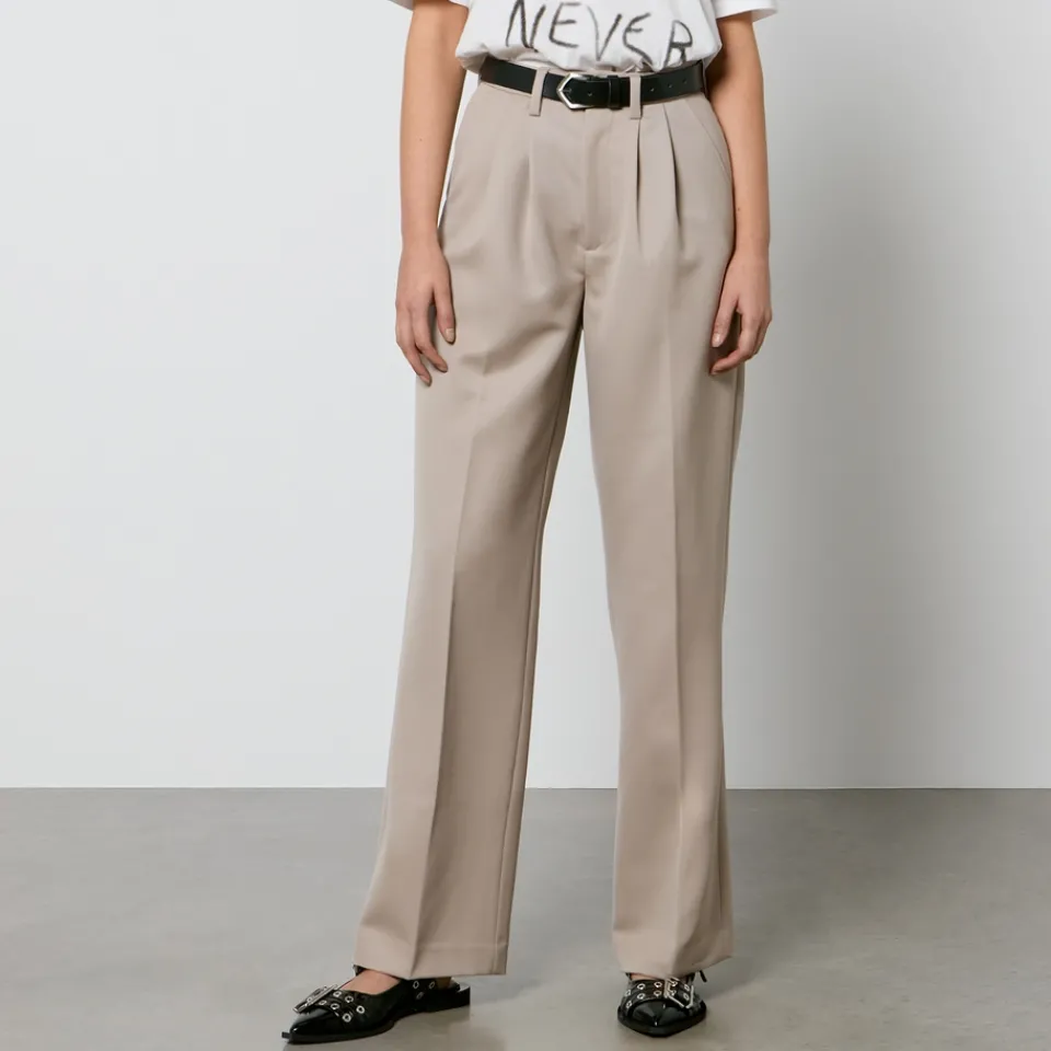 Trousers|Co-Ord Sets|Dr. Martens Anine Bing Carrie Wool-Twill Wide-Leg Trousers - W40