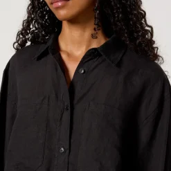 Co-Ord Sets|T-Shirts And Tops|Anine Bing Dante Linen Shirt - S