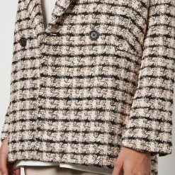 Jackets|Coats|Anine Bing Diana Tweed Double-Breasted Blazer - XL