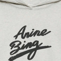 Loungewear|Sweatshirts|Rotate Sunday Anine Bing Harvey Signature Cotton-Jersey Hoodie - XS