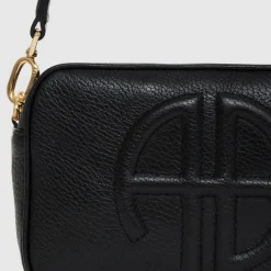 Bags|Anine Bing Lili Pebble-Grain Leather Bag