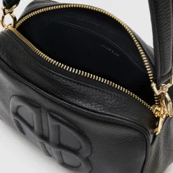 Bags|Anine Bing Lili Pebble-Grain Leather Bag