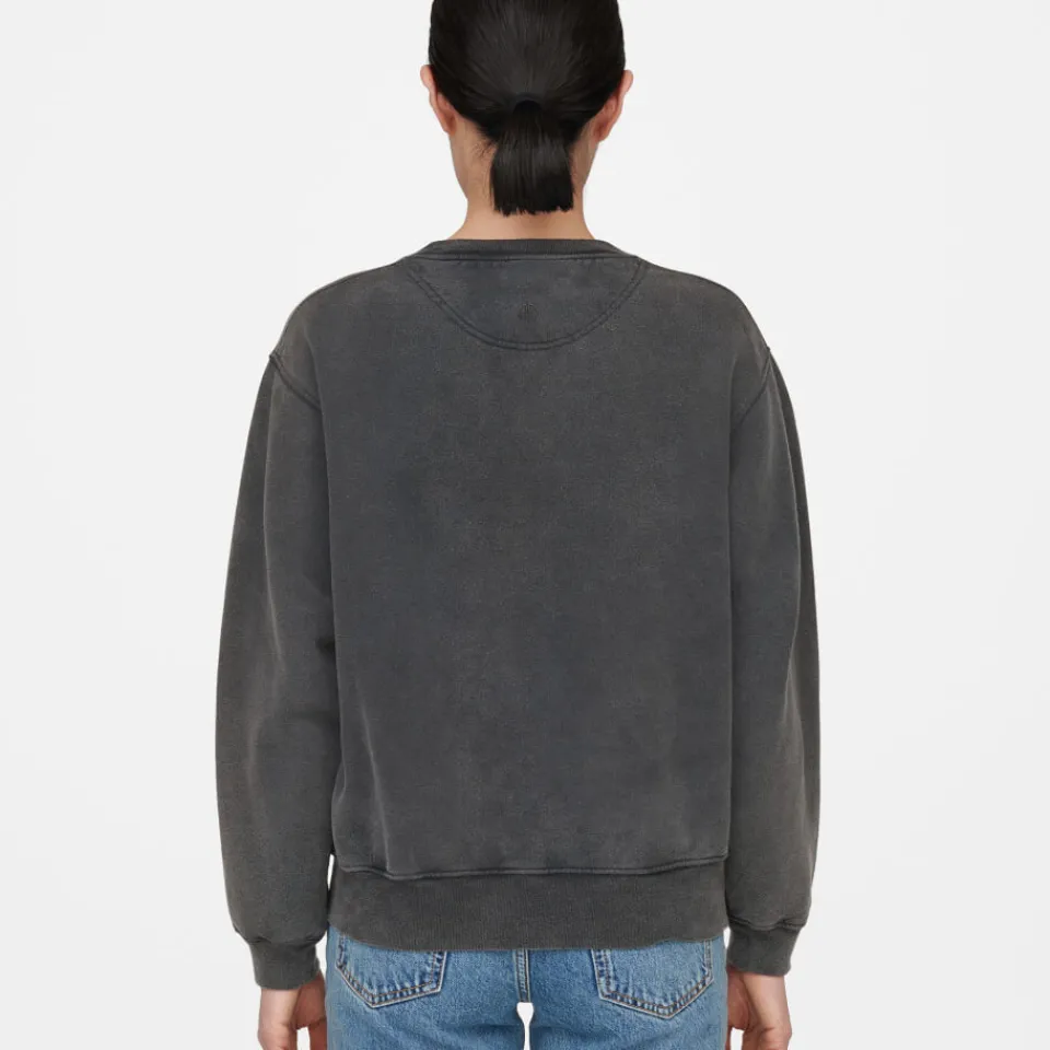 Loungewear|Sweatshirts|Anine Bing Ramona Organic Cotton-Jersey Sweatshirt - XS