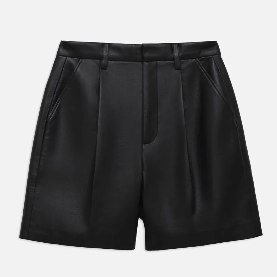 Shorts|Shorts|Anine Bing Recycled Leather and Faux Leather Carmen Shorts - W38
