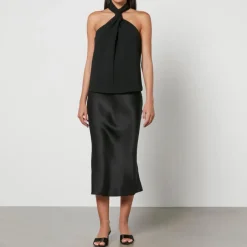 Skirts|Skirts|RAINS Anine Bing Silk-Satin Midi Skirt - XS