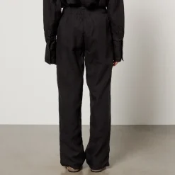 Trousers|Co-Ord Sets|Ganni Anine Bing Torres Linen Trousers - XS