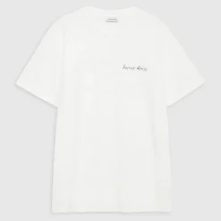 Loungewear|T-Shirts And Tops|AMI Anine Bing Walker Lyrics Cotton-Jersey T-Shirt - XS