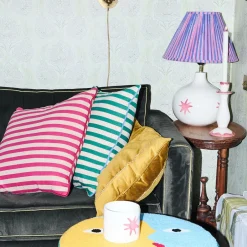 Home Textiles|Urban Apothecary Anna + Nina Forest Striped Cushion