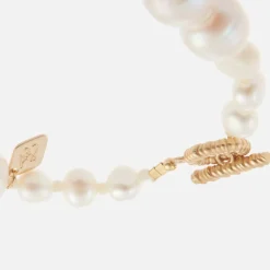 Jewellery|Anni Lu Gold-Tone and Glass Pearl Bracelet