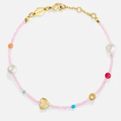 Jewellery|Dr. Martens Anni Lu Oh So Fine Beaded 18k Gold-Plated Bracelet