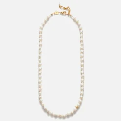 Jewellery|Anni Lu Petit Stellar Pearly 18-K Gold Plated and Freshwater Pearl Necklace