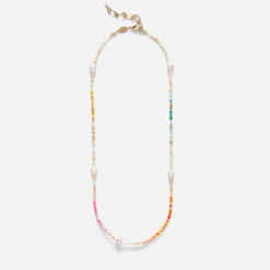 Jewellery|Barbour x House of Hackney Anni Lu Rainbow Nomad Pearl and Bead Necklace