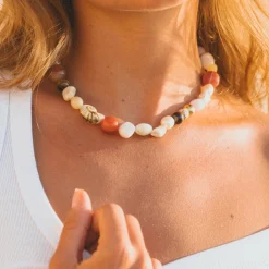 Jewellery|Dr. Martens Anni Lu Seaside Beaded 18k Gold-Plated Necklace