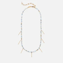 Jewellery|Dr. Martens Anni Lu Silver Lining 18-Karat Gold-Plated Beaded Necklace