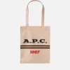 Bags|Holiday Bags|A.P.C. Lou Logo Coated-Canvas Tote Bag