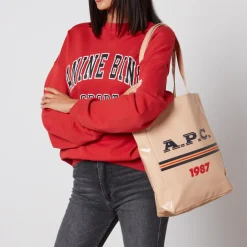 Bags|Holiday Bags|A.P.C. Lou Logo Coated-Canvas Tote Bag