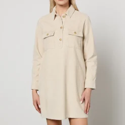 Dresses|Dresses|Dr. Martens A.P.C. Mia Cotton-Blend Corduroy Shirt Dress - FR 36/UK 8