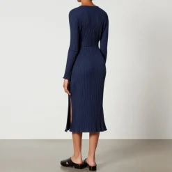 Dresses|Dresses|Autry A.P.C. Sandy Ribbed Cotton Midi Dress - S