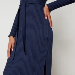 Dresses|Dresses|Autry A.P.C. Sandy Ribbed Cotton Midi Dress - S