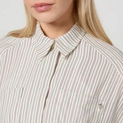 T-Shirts And Tops|Shirts And Blouses|Dr. Martens A.P.C. Warvol Oversized Striped Woven Shirt - FR 36/UK 8