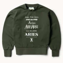 Sweatshirts|ARIES Perfume Cotton-Jersey Sweatshirt - L