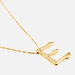 Jewellery|Dr. Martens Astrid & Miyu Initial Bold 18K Gold-Plated Necklace