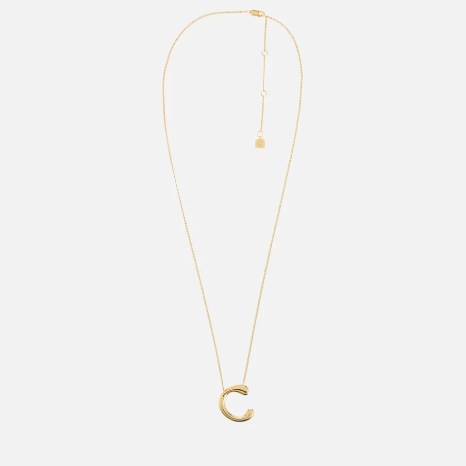 Jewellery|Dr. Martens Astrid & Miyu Initial Bold 18K Gold-Plated Necklace