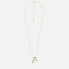 Jewellery|Dr. Martens Astrid & Miyu Initial Bold 18K Gold-Plated Necklace