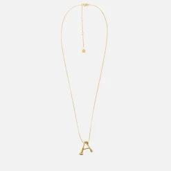 Jewellery|Dr. Martens Astrid & Miyu Initial Bold 18K Gold-Plated Necklace