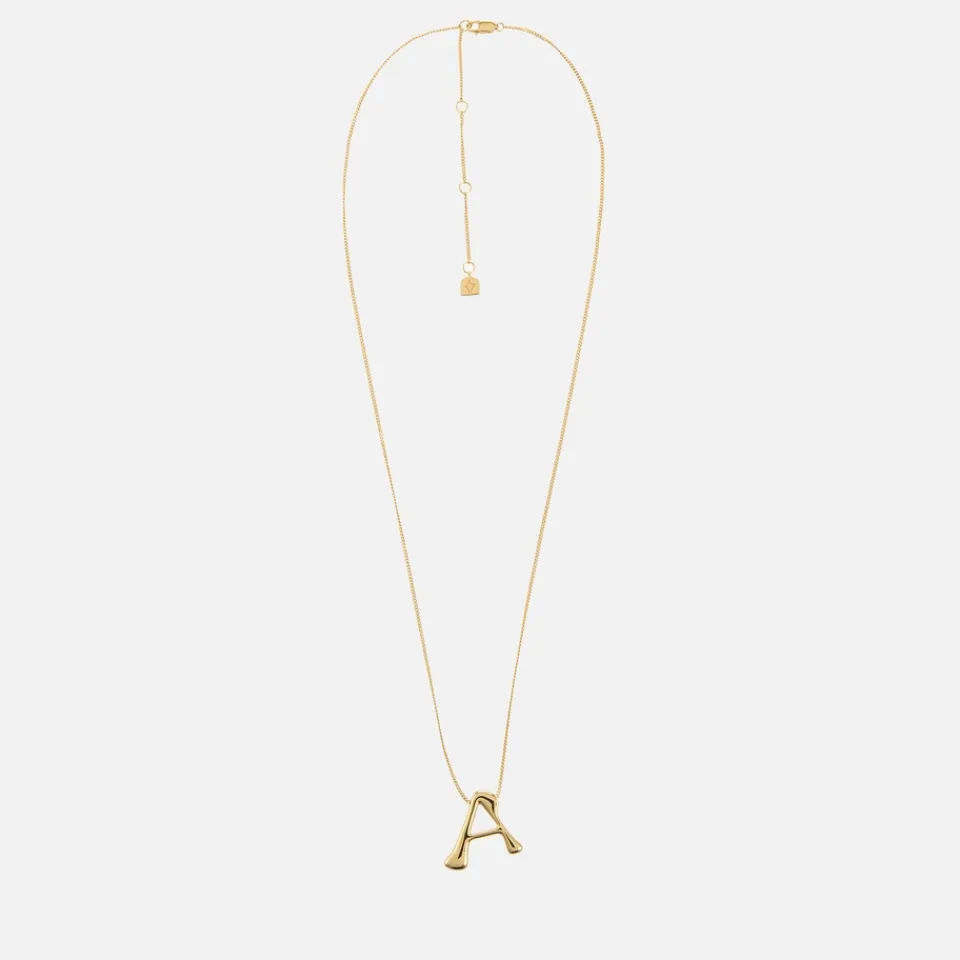 Jewellery|Dr. Martens Astrid & Miyu Initial Bold 18K Gold-Plated Necklace