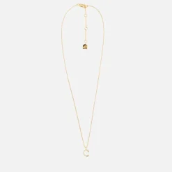 Jewellery|Dr. Martens Astrid & Miyu Initial Pavé 18K Gold-Plated Necklace