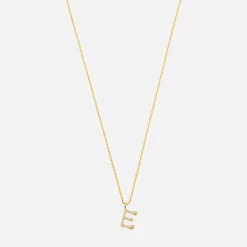 Jewellery|Dr. Martens Astrid & Miyu Initial Pavé 18K Gold-Plated Necklace