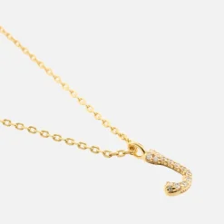 Jewellery|Dr. Martens Astrid & Miyu Initial Pavé 18K Gold-Plated Necklace