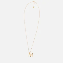 Jewellery|Dr. Martens Astrid & Miyu Initial Pavé 18K Gold-Plated Necklace