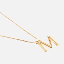 Jewellery|Dr. Martens Astrid & Miyu Initial Pavé 18K Gold-Plated Necklace