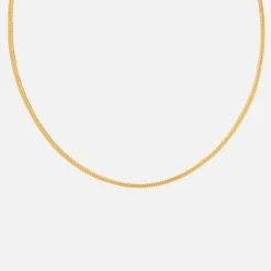 Jewellery|Astrid & Miyu Snake Chain Gold-Plated Necklace