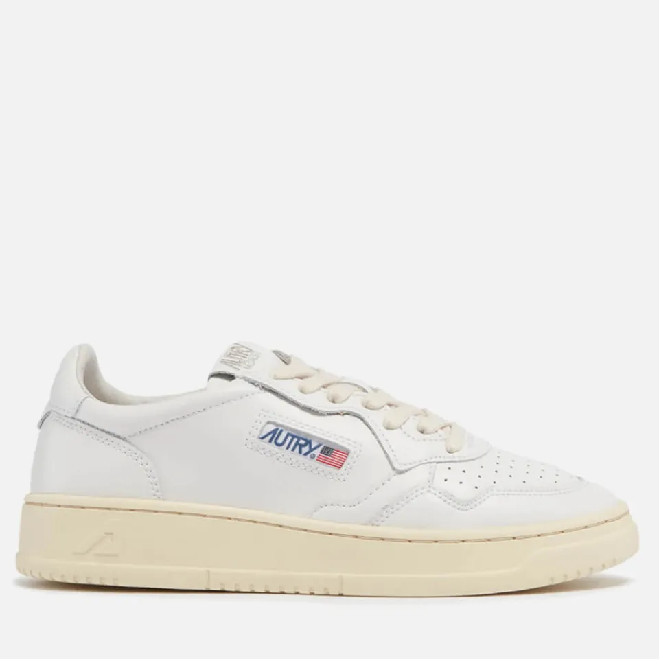 Trainers|Ganni Autry Medalist Leather Trainers - 3