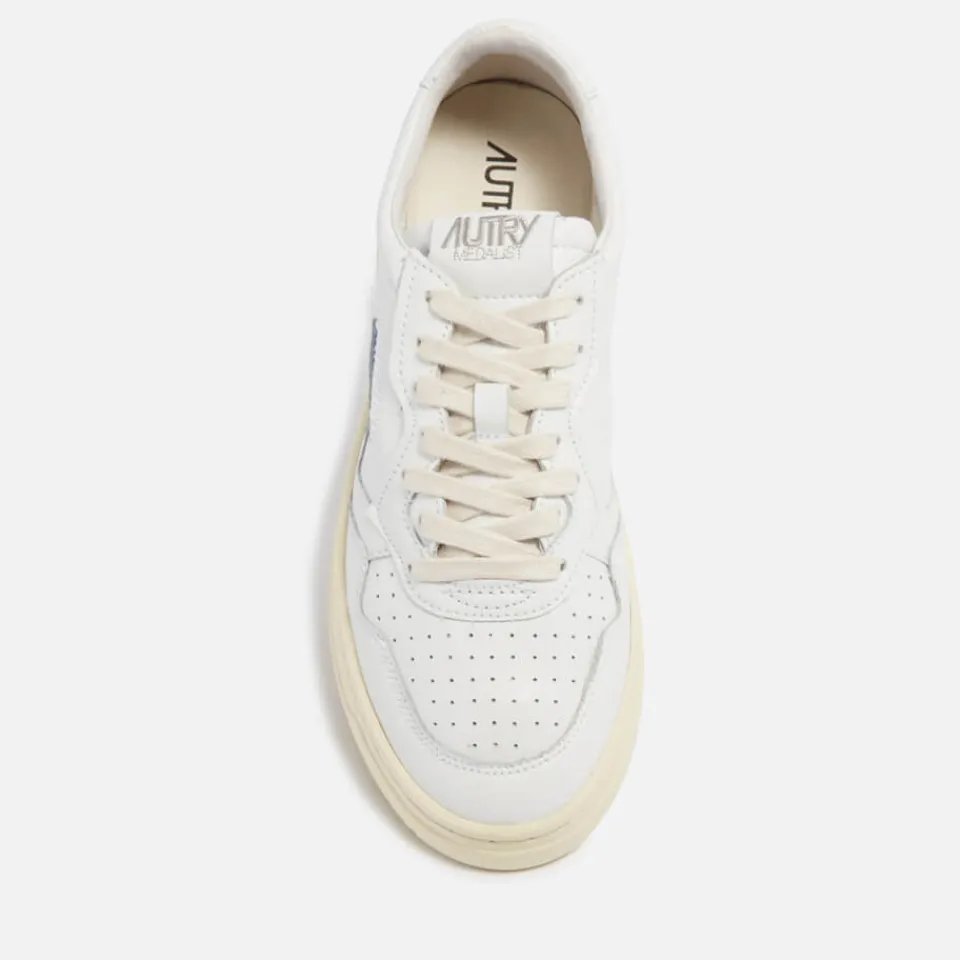 Trainers|Ganni Autry Medalist Leather Trainers - 3
