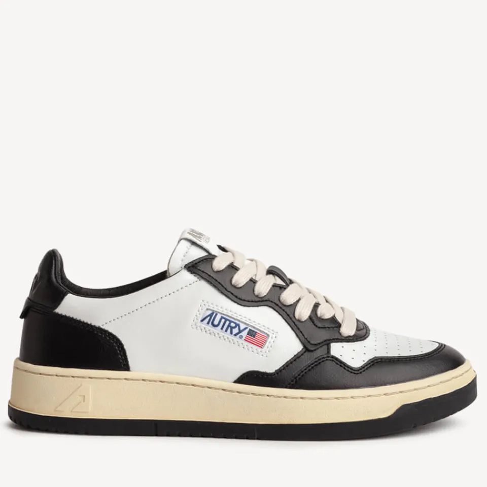 Trainers|Autry Men's Medalist Leather Court Trainers - UK 8