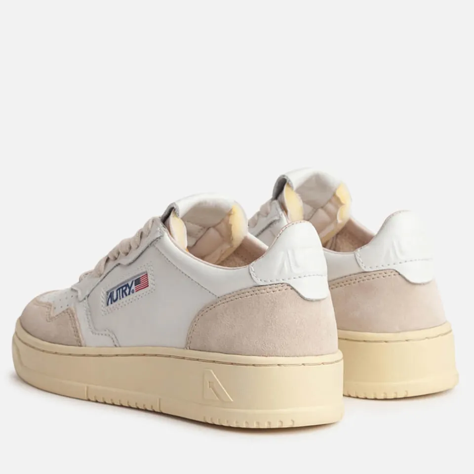 Trainers|Autry Women's Medalist Leather and Suede Trainers - UK 3