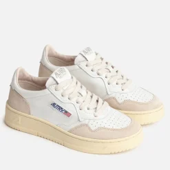 Trainers|Autry Women's Medalist Leather and Suede Trainers - UK 3