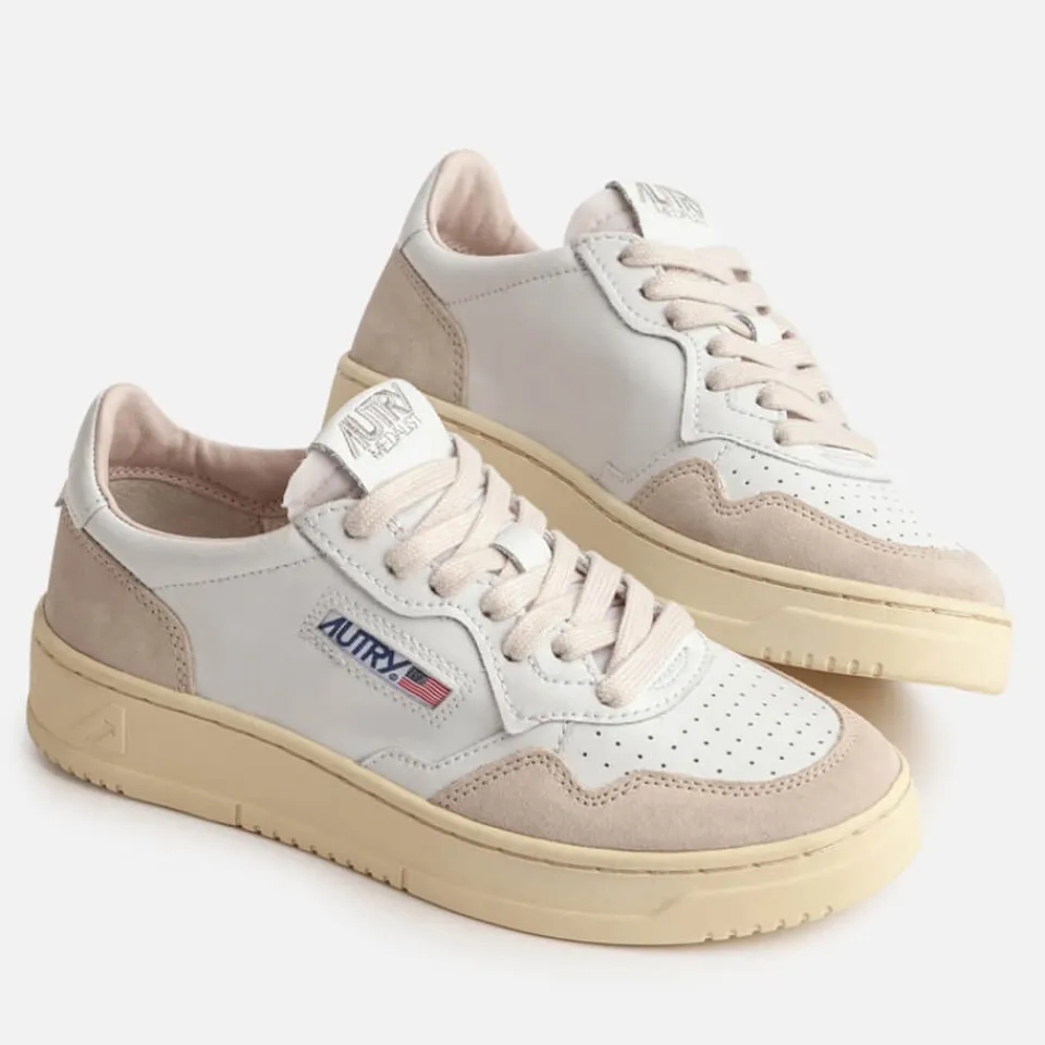 Trainers|Autry Women's Medalist Leather and Suede Trainers - UK 3